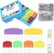 130PCS Rainbow Knit Blocking Combs & Pins Set – Knitting & Crochet Blocking Tools with 8-Pin & 4-Pin Combs, T-Pins & Measuring Tape for Blocking Mats, Sewing & Craft Projects